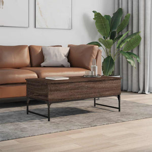 Couchtisch Braun Eichenoptik 100x50 cm