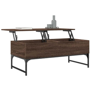 Couchtisch Braun Eichenoptik 100x50 cm