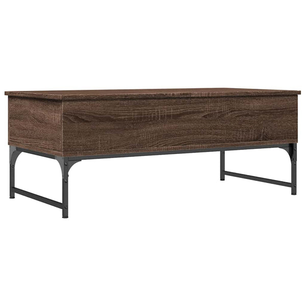 Couchtisch Braun Eichenoptik 100x50 cm
