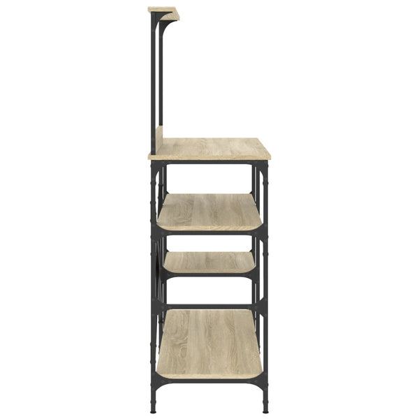 Bäckerregal Sonoma Eiche 90x40x132 cm
