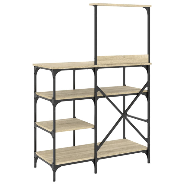 Bäckerregal Sonoma Eiche 90x40x132 cm