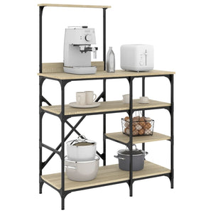 Bäckerregal Sonoma Eiche 90x40x132 cm