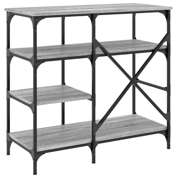 Bäckerregal Grau Sonoma 90 cm