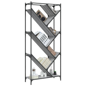 Bücherregal Grau Sonoma 180 cm