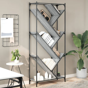 Bücherregal Grau Sonoma 180 cm