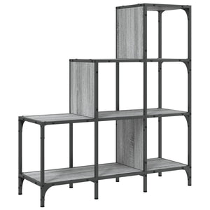 Bücherregal Grau Sonoma 92x30x102 cm