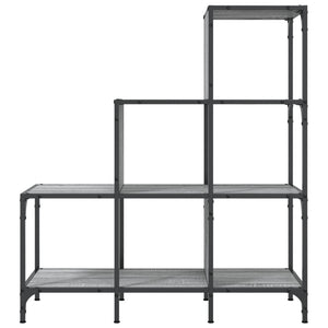 Bücherregal Grau Sonoma 92x30x102 cm
