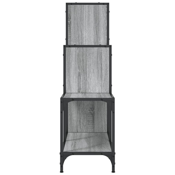 Bücherregal Grau Sonoma 92x30x102 cm