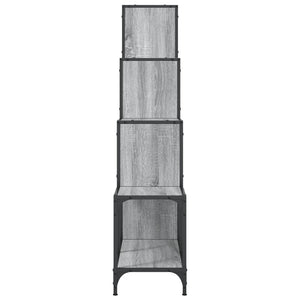Bücherregal Grau Sonoma 122x132 cm