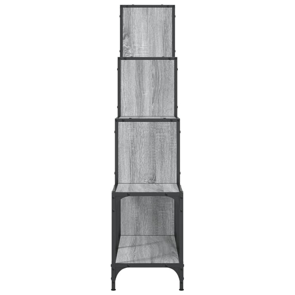 Bücherregal Grau Sonoma 122x132 cm