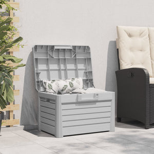 Graue Outdoor-Kissenbox aus Polypropylen