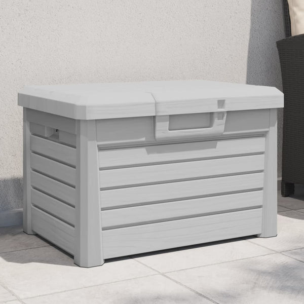 Graue Outdoor-Kissenbox aus Polypropylen
