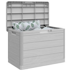 Graue Outdoor-Kissenbox aus Polypropylen