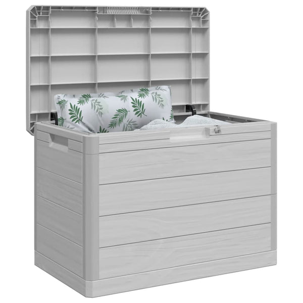 Graue Outdoor-Kissenbox aus Polypropylen