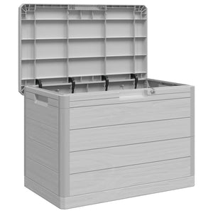 Graue Outdoor-Kissenbox aus Polypropylen