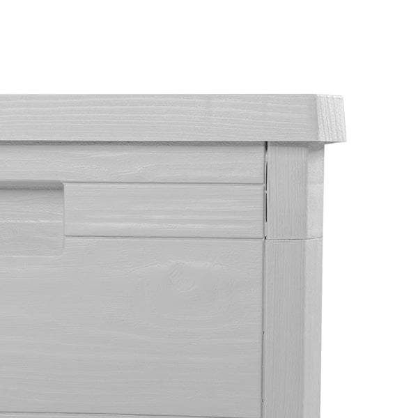 Graue Outdoor-Kissenbox aus Polypropylen