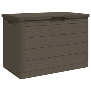 Braune Outdoor-Kissenbox 77,5x44,5x53 cm