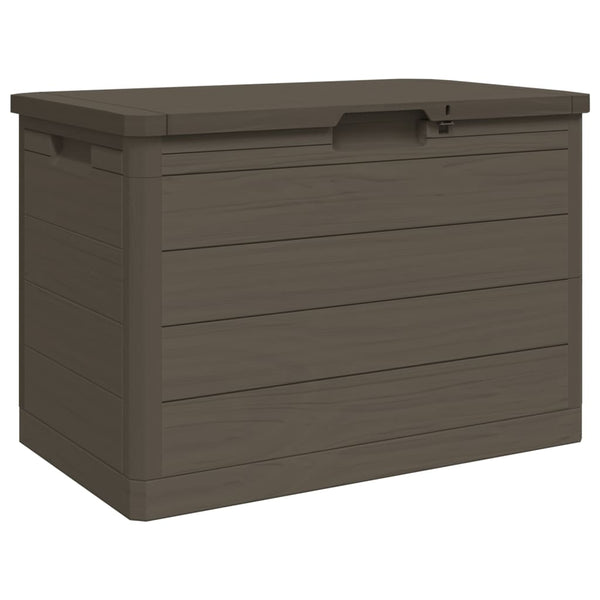 Braune Outdoor-Kissenbox 77,5x44,5x53 cm