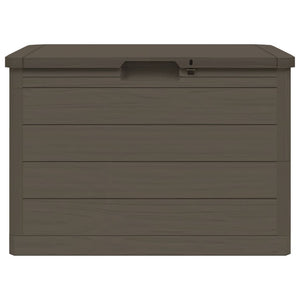 Braune Outdoor-Kissenbox 77,5x44,5x53 cm