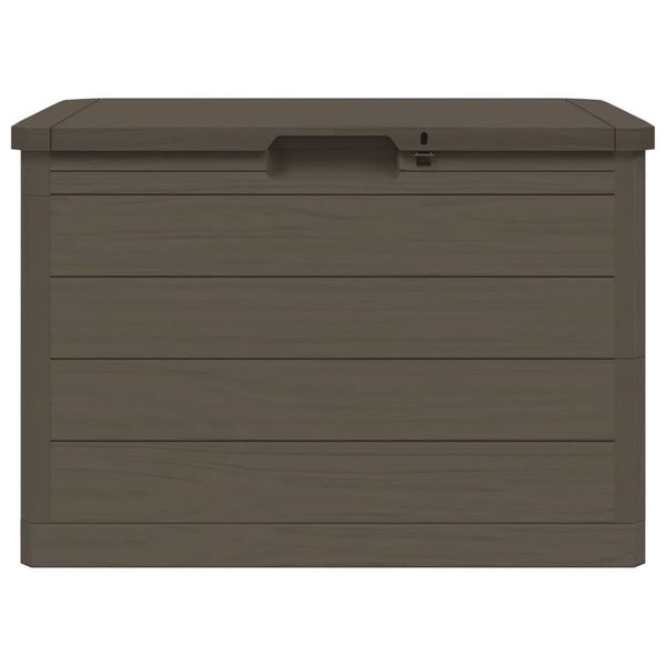 Braune Outdoor-Kissenbox 77,5x44,5x53 cm
