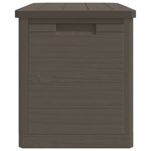 Braune Outdoor-Kissenbox 77,5x44,5x53 cm