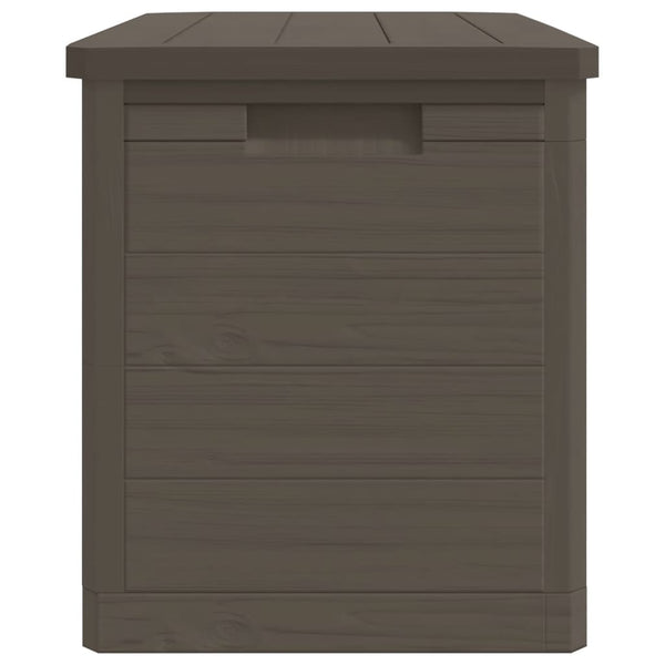 Braune Outdoor-Kissenbox 77,5x44,5x53 cm
