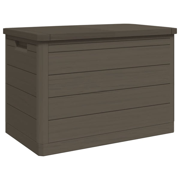 Braune Outdoor-Kissenbox 77,5x44,5x53 cm