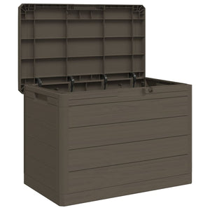 Braune Outdoor-Kissenbox 77,5x44,5x53 cm