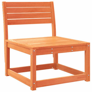 8-tlg. Garten Lounge Set Wachsbraun Kiefer Massivholz