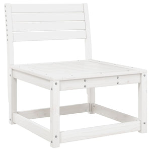 vidaXL Ensemble de canapés de jardin 5 pièces blanc en pin massif