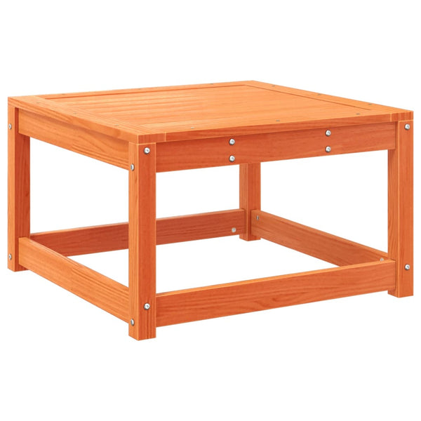 vidaXL Ensemble de canapé de jardin 5 pcs Bois de pin massif marron ciré