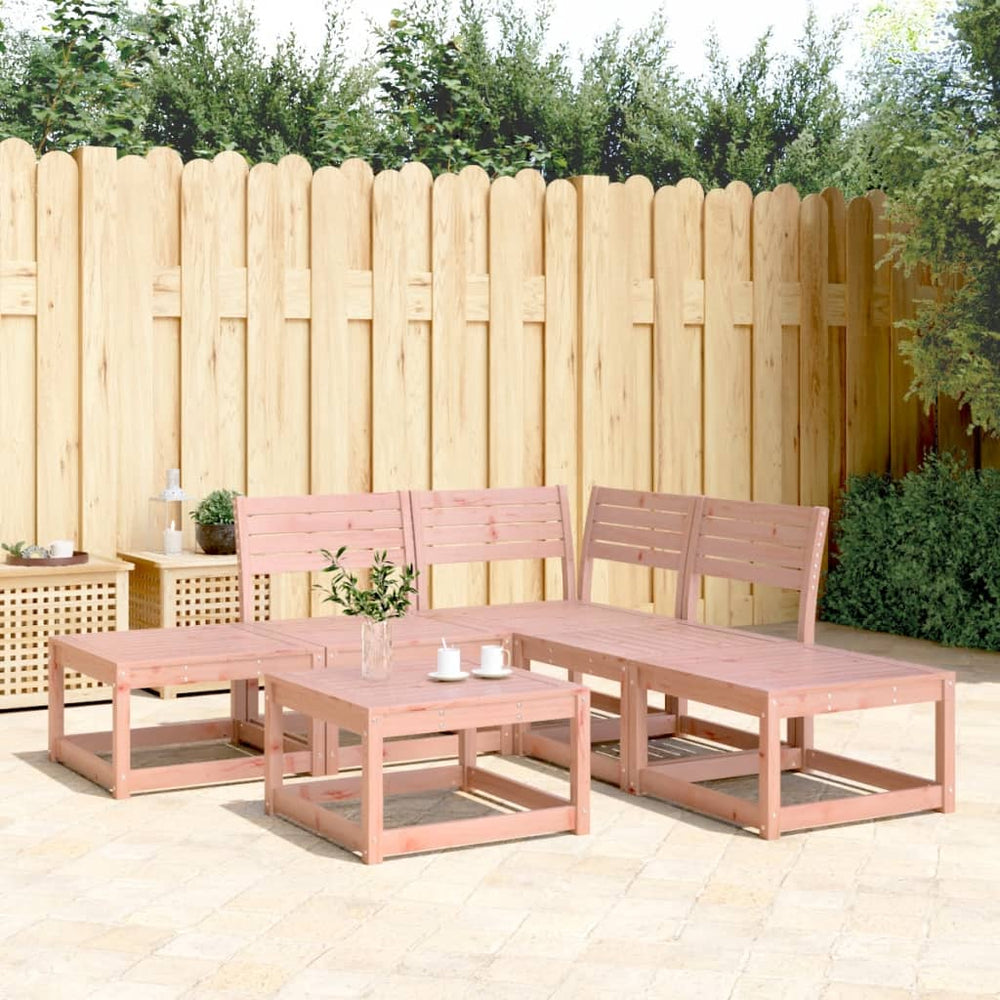 5-teilige Garten Sofagarnitur Douglasie Massivholz