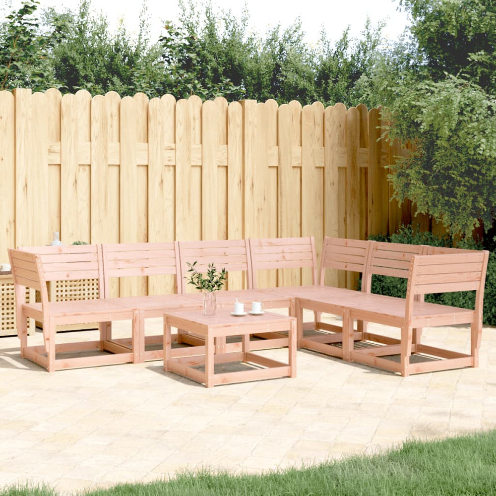 vidaXL Salon de jardin 6 pcs Bois de douglas massif