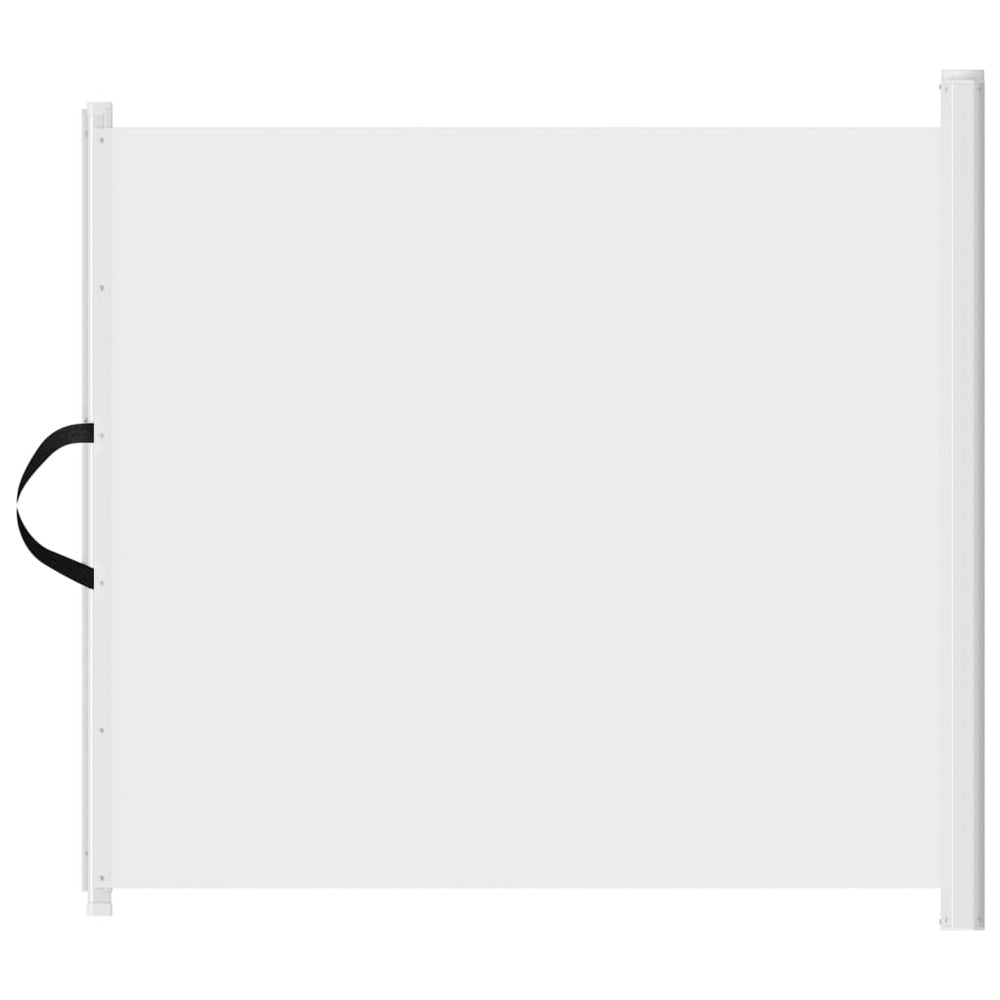 Ausziehbare Haustier-Barriere, 82,5x125 cm, Weiß