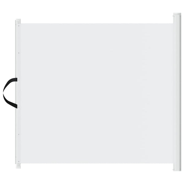 Ausziehbare Haustier-Barriere, 82,5x125 cm, Weiß