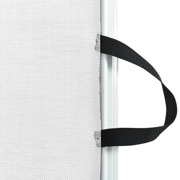 Ausziehbare Haustier-Barriere, 82,5x125 cm, Weiß