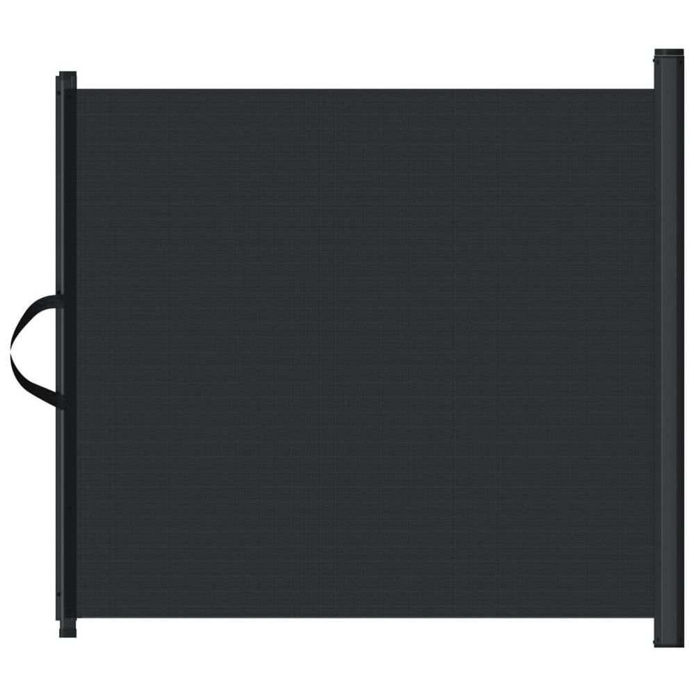 Ausziehbare Haustier-Barriere, 102,5x125 cm, Schwarz