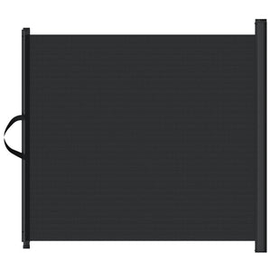 Ausziehbare Haustier-Barriere, 102,5x125 cm, Schwarz