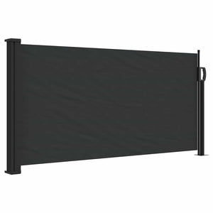 Ausziehbare Seitenmarkise Schwarz 100x300 cm