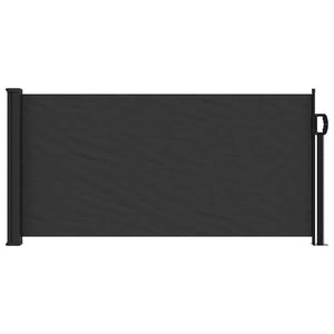 Ausziehbare Seitenmarkise Schwarz 100x300 cm