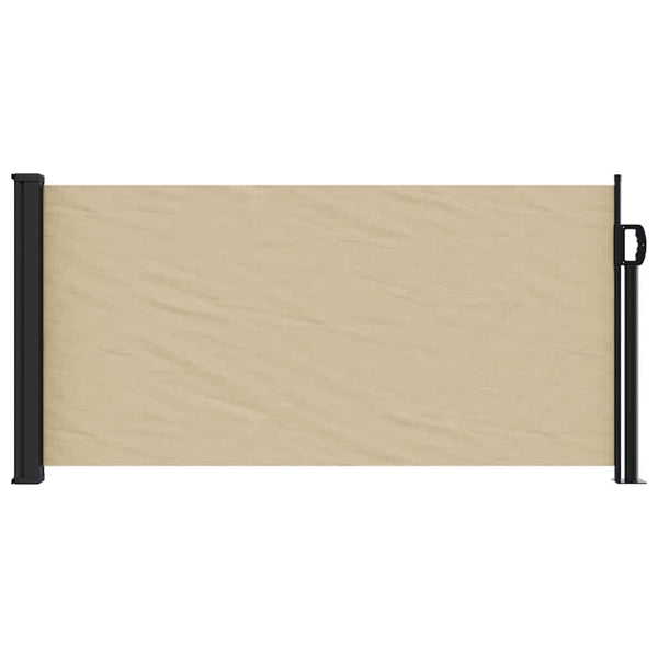 Ausziehbare Seitenmarkise Beige 100x300 cm