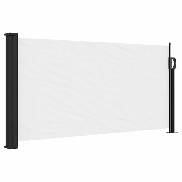 Ausziehbare Seitenmarkise Weiß 100x300 cm