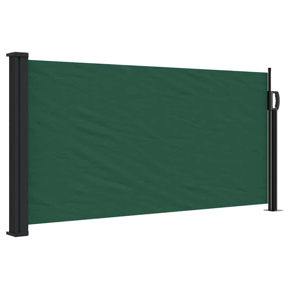 vidaXL Store latéral rétractable vert foncé 100x300 cm