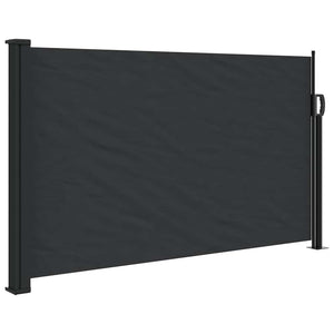 Ausziehbare Seitenmarkise Schwarz 117x300 cm