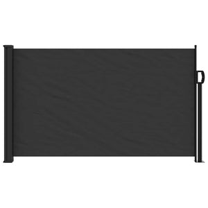 Ausziehbare Seitenmarkise Schwarz 117x300 cm