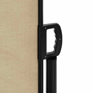 Beige Seitenmarkise Ausziehbar 117x300 cm