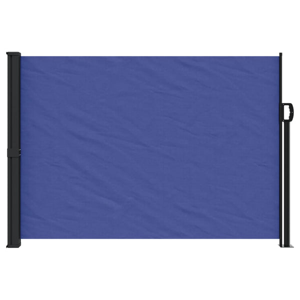 Ausziehbare Seitenmarkise Blau 140x300 cm