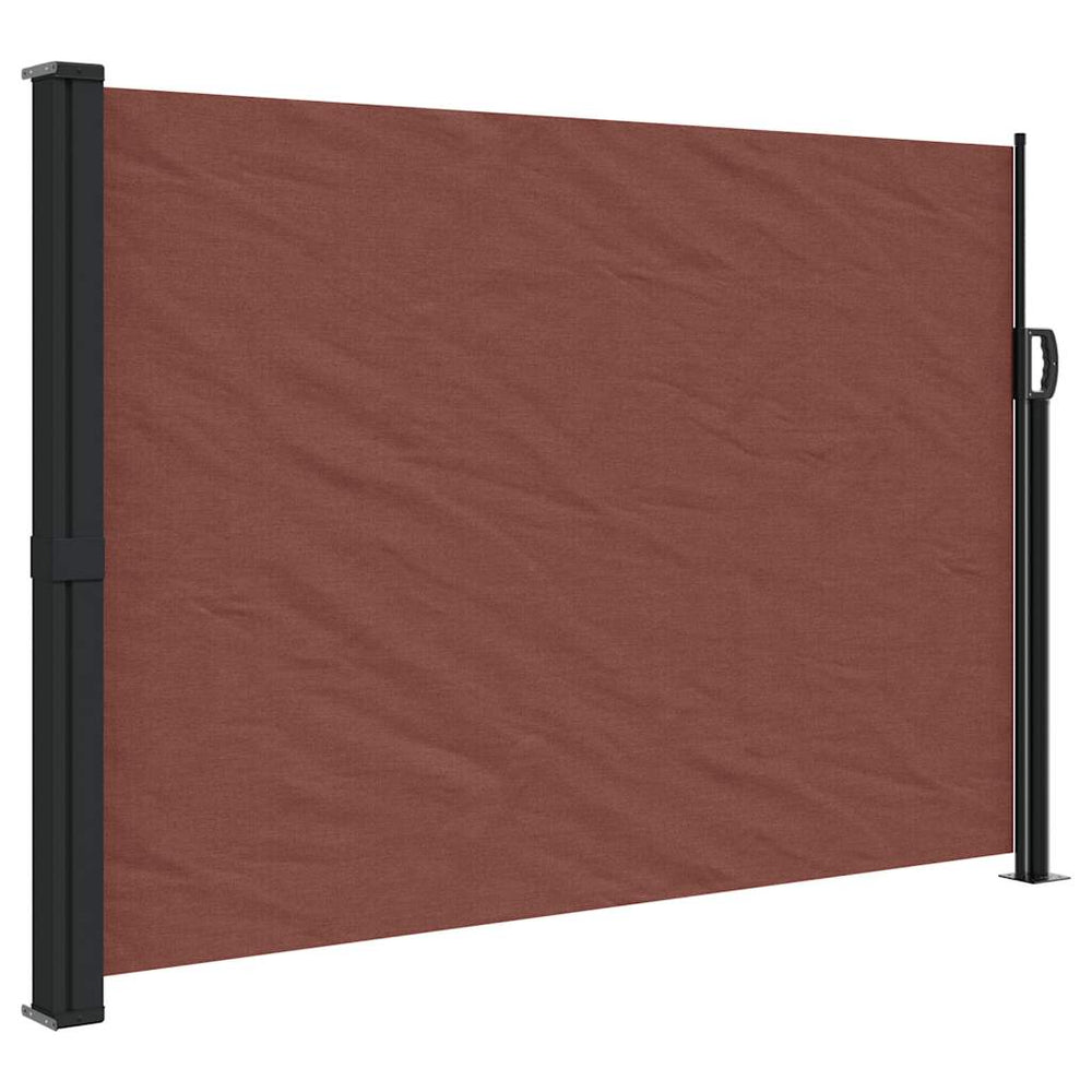 vidaXL Store latéral rétractable Marron 140x300 cm