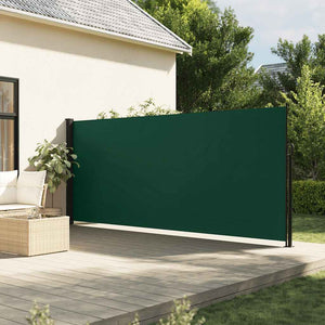 Ausziehbare Seitenmarkise Dunkelgrün 160x300 cm