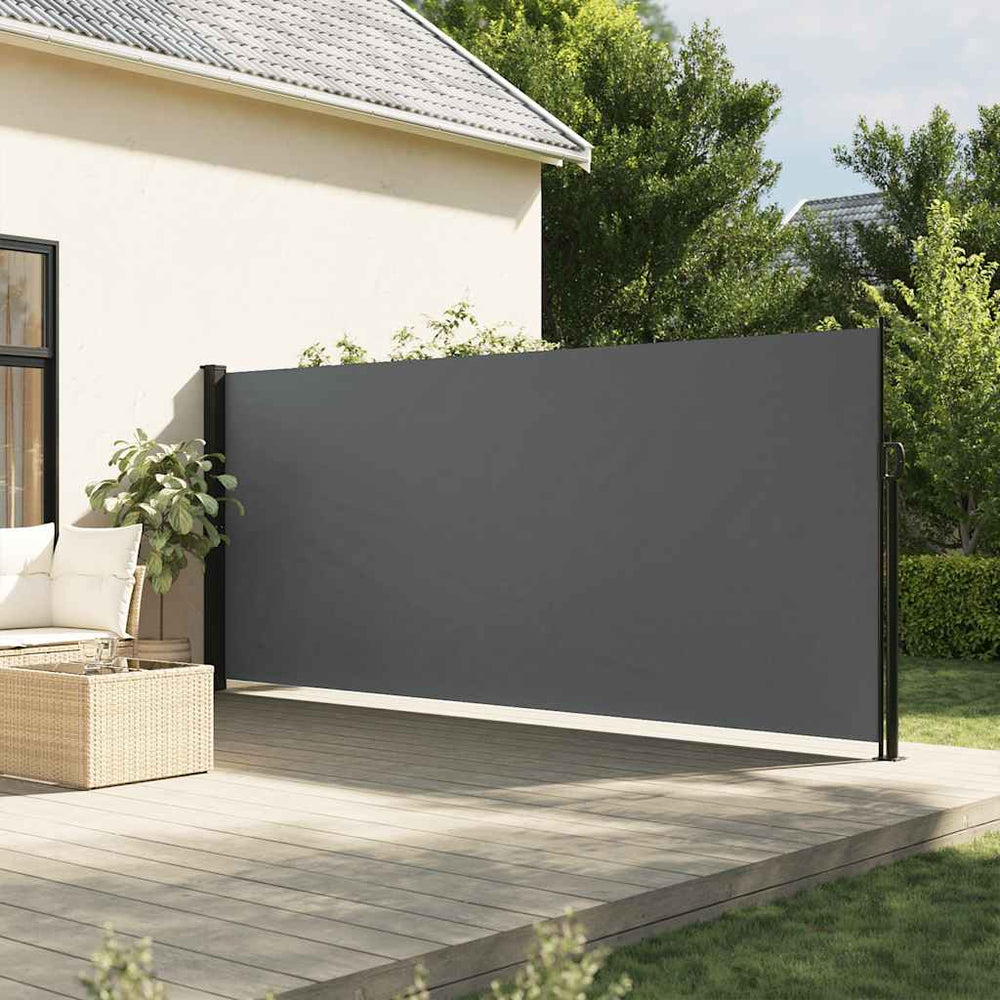 vidaXL Store latéral rétractable Anthracite 160x300 cm
